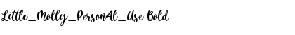 Download Little_Molly_Personal_Use Bold Font Title Preview