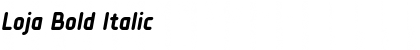 Download Loja Bold Italic Font Title Preview