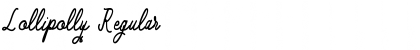 Download Lollipolly Regular Font Title Preview