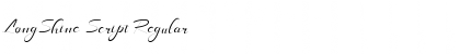 Download LongShine Script Regular Font Title Preview