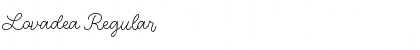 Download Lovadea Regular Font Title Preview
