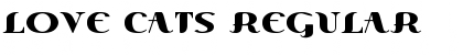 Download Love Cats Regular Font Title Preview
