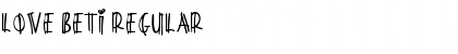 Download Love Beti Regular Font Title Preview