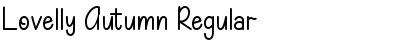 Download Lovelly Autumn Regular Font Title Preview