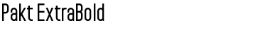 Download Pakt ExtraBold Font Title Preview