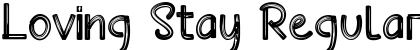 Download Loving Stay Regular Font Title Preview