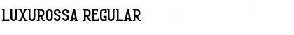 Download Luxurossa Regular Font Title Preview