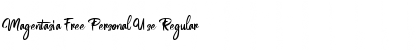Download Magentasia Free Personal Use Regular Font Title Preview