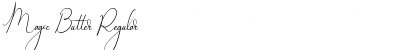 Download Magic Butter Regular Font Title Preview