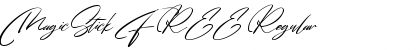 Download MagicStick FREE Regular Font Title Preview