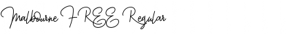 Download Malbourne FREE Regular Font Title Preview