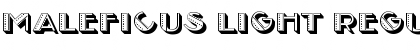 Download Maleficus Light Regular Font Title Preview