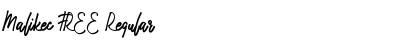 Download Malikec FREE Regular Font Title Preview