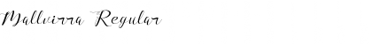 Download Mallvirra Regular Font Title Preview