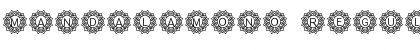 Download Mandala_Mono Regular Font Title Preview