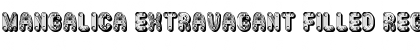 Download Mangalica Extravagant Filled Regular Font Title Preview