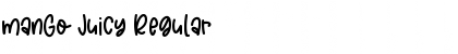 Download manGo Juicy Regular Font Title Preview