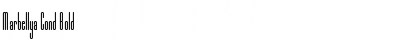 Download Marbellya Cond Bold Font Title Preview