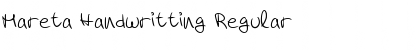 Download Mareta Handwritting Regular Font Title Preview