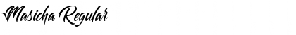 Download Masicha Regular Font Title Preview