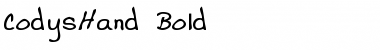 Download CodysHand Bold Font Title Preview