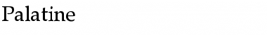 Download Palatine Normal Font Title Preview