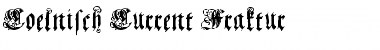 Download Coelnisch Current Fraktur Regular Font Title Preview