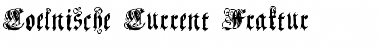 Download Coelnische Current Fraktur Regular Font Title Preview
