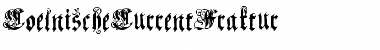 Download CoelnischeCurrentFraktur Regular Font Title Preview