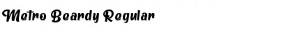 Download Metro Beardy Regular Font Title Preview