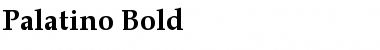 Download Palatino Bold Font Title Preview