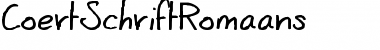Download CoertSchrift Romaans Font Title Preview