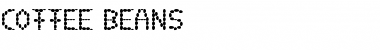 Download coffee beans Regular Font Title Preview
