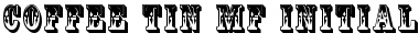 Download Coffee Tin MF Initials Font Title Preview