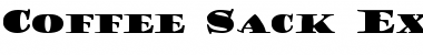 Download CoffeeSackExtended Normal Font Title Preview