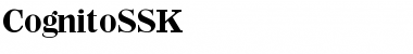 Download CognitoSSK Regular Font Title Preview