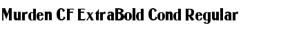 Download Murden CF ExtraBold Cond Regular Font