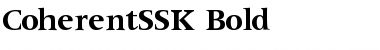 Download CoherentSSK Bold Font Title Preview