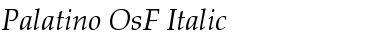 Download Palatino Osf Italic Font Title Preview