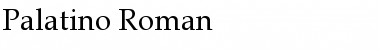 Download Palatino Roman Font Title Preview