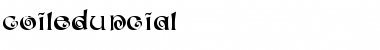 Download CoiledUncial Regular Font Title Preview