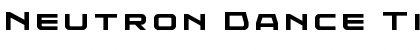 Download Neutron Dance Title Regular Font