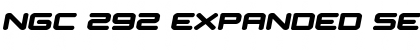 Download NGC 292 Expanded Semi-Italic Regular Font Title Preview