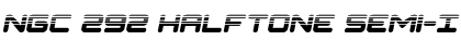 Download NGC 292 Halftone Semi-Italic Regular Font Title Preview