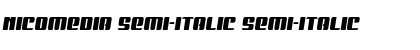 Download Nicomedia Semi-Italic Semi-Italic Font
