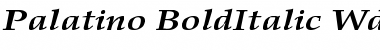 Download Palatino-BoldItalic Wd Regular Font Title Preview