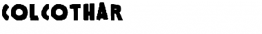 Download Colcothar Regular Font Title Preview