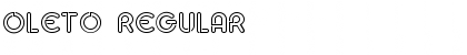 Download Oleto Regular Font Title Preview