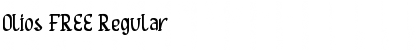 Download Olios FREE Regular Font Title Preview