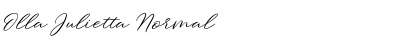 Download Olla Julietta Normal Font Title Preview